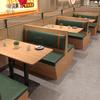 Restaurante Ocidental Comercial Sofá de Deck Moderno Simples Hotel Hot Pot Restaurante Ocidental Café Loja de Chá com Leite Combinação de Mesa e Cadeira
