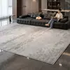 Tapete Sala de Estar Luxo Leve Alta Qualidade Sem Lavagem Limpável Cinza Minimalismo Italiano Capacho Impermeável à Prova de Manchas Tapete para Casa