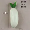 Modelo de zanahoria vegetal, rábano blanco de plástico, rábano con peso, accesorios de fotografía, adornos decorativos para restaurantes y escuelas