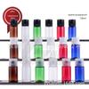 Frasco clamshell de plástico de 10ml frasco com tampa simples frasco de plástico frasco pequeno frasco PET vazio frasco de reagente