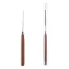 Palito Misturador de Madeira Natural para Gel de Esmalte, Mistura de Géis, Ultrafino e Flexível com Cabo de Madeira Natural