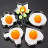 Juego de Moldes para Huevos para Uso Doméstico, Freidora de Huevos de Acero Inoxidable, Molde para Huevo Frito en Forma de Corazón, Juego de Moldes para Bolas de Arroz