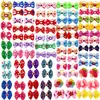Novo chapéu de festa para animais de estimação, laço pequeno com ursinho de pelúcia e diamante, chapéu com elástico pequeno, Flor de Cabeça de Cachorro, Outlet de Fábrica
