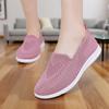 Zapatos de Tela de Pekín Antiguos 2025 Nuevos Zapatos de Mujer Casuales Transpirables Zapatos Planos Suela Blanda de Una Pierna Zapatos de Mamá Zapatos Casuales