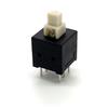 Interruptor de Botón de Bloqueo Automático 8.5*8.5, Interruptor No Bloqueante para Aparatos Eléctricos y Computadoras, Interruptor de Botón Táctil Resistente a la Temperatura, Stock Listo del Fabricante