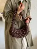 Bolsa transversal casual transfronteiriça para mulheres, estilo coreano, moderna, simples, estilosa, bolsa de mão chique, bolsa de lua crescente fashion