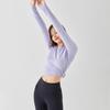 Tops de Yoga, Roupa Esportiva, Camisetas de Gola Redonda, Manga Longa, Ajuste Slim, Que Absorvem a Umidade, Ciclismo e Corrida ao Ar Livre, Respiráveis e de Secagem Rápida