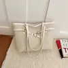 Bolsa tote estilo japonês para meninas, moda outono 2026, versátil, grande capacidade, bolsa de ombro para o dia a dia, moderna