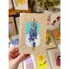 Flores reales flores prensadas tarjetas de felicitación de flores prensadas con tema de bosque, tarjetas de votos, tarjetas, regalos florales, marcapáginas, tarjetas de presentación, tarjetas de invitación y artículos decorativos