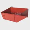 Cubo de Material Cuadrado, Grúa Torre de Obra, Cubo para Ladrillos y Varillas de Acero, Cubo de Material para Grúa Torre, Cubo para Cenizas, Cubo Cuadrado para Concreto, Cubo para Ladrillos, Cubo para Fijaciones, Cubo Plano