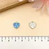 Aleación de Zinc Colgante Fresco Estilo Goteo de Aceite Colgante Flor Rosa Corazón Pendientes Hechos a Mano DIY Llavero Accesorios de Joyería