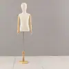 Maniquí Infantil de Medio Cuerpo para Niños Pequeños Exhibidor de Ropa para Muñecas Infantiles Estante Principal para Escaparate de Tienda de Ropa Infantil
