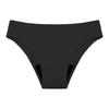 Roupa Íntima Menstrual de Quatro Camadas em Cor Vibrante Roupa Íntima Feminina Roupa Íntima de Seda Gelo Sem Costura Feminina Confortável Cintura Média Calça Menstrual para Meninas Transfronteiriça