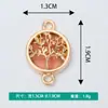 Joyas Creativas DIY Accesorios Galvanizados Nuevo Árbol del Dinero Hueco Collar de Vidrio Pulsera Colgante Venta al por Mayor