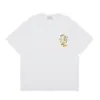 260g Casablanca 25 Modelo Nuevo Primavera y Verano Puerta Fantasía Castillo Cielo Estrellado Logo Publicitario Camiseta de Manga Corta para Pareja