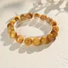 Pulsera de Cristal con Perlas de Cristal Natural Optimizada Pulsera Versátil de Nicho Joyería de Moda de Lujo Ligero Venta al por Mayor para Mujeres