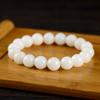Pigmento vegetal natural teñido Bodhi pequeño fresco combinable color claro Pulsera Bodhi Pulsera Bodhi de Jade Blanco al por mayor