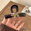 Pinza para el pelo grande y elegante de lunares estilo coreano para recogidos en la parte posterior de la cabeza, elegante accesorio para el pelo con forma de tiburón para niñas