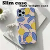 Morandi Rosa Claro Limón Planta Iphone18Pro Chicas Nuevo Estuche para Teléfono Móvil Apple 16Pro Película Estuche Rígido