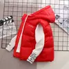 Nuevo Chaleco de Plumón y Algodón para Niños 2025 Invierno Engrosado Cálido con Capucha Chaleco de Bebé para Niños Medianos y Grandes para Usar como Ropa Exterior