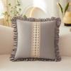 Fabricantes de Textiles para el Hogar de Nantong Buscan Agentes para Cojines Grandes de Terciopelo Empalmado, Cojines para Piernas, Almohadas para Cama Acolchadas Suaves