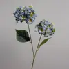 Ángel de Hortensia de Doble Cabeza Ramo de Flores Artificiales Decoración de Escena de Boda Materiales DIY Flores Falsas Adornos de Decoración de Paisajismo
