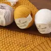 Fio de lã tricotado à mão, fio multicolorido de 4 fios para chapéus, cachecóis e agasalhos de adultos, fio de espessura média para tricô e crochê