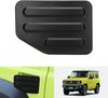 Adecuado para Suzuki Jimny 2018+ Tapa de Tanque de Combustible Negra Mate de Fibra de Carbono con Tres Rayas Horizontales