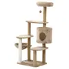 Vendas diretas da fábrica de origem: fabricante de brinquedos para animais de estimação oferece uma luxuosa estrutura de escalada para gatos com ninho e cápsula espacial, economizadora de espaço e resistente ao desgaste