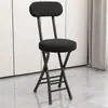 Silla Plegable para el Hogar Mesa y Sillas de Comedor Silla con Respaldo para Dormitorio de Estudiantes Pequeña y Resistente Silla Portátil Pequeña