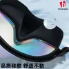Gafas de natación para adultos de marco grande con protección nasal, anti-niebla de alta definición, protección UV, campo de visión amplio, tapones para los oídos integrados