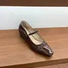 ¡6 cm! Sandalias Mary Jane retro estilo francés, de una sola tira, punta poco profunda, suela blanda, versátiles para el trabajo, con un diseño elegante