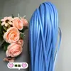 Rattan Cor PrataCompre 4 Leve 1 GrátisLanxin Plástico PE Imitação Videira Bolsa Artesanal Material de Tecelagem 5mm Plano