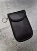 Bolsa Protetora para Chave de Carro em Fibra de Carbono com Bloqueio de Sinal Anti-Roubo Rfida