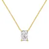 Colar de Prata Esterlina 925 com Pingente de Flor de Gelo de Carbono Elevado para Mulheres, Corrente para Clavícula, Pingente Super Brilhante de Ovo de Pombo Cubo de Açúcar, Presente Versátil, Estilo Ins