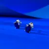Novos Brincos Pequenos Ovais 5*7mm em Prata S925 da Cultivação Mujing, Moda Versátil Simples Estilo Ins Modelo Transfronteiriço para Transmissão ao Vivo