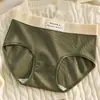 Ropa Interior Estilo Lencería Pura Retro para Mujer, Cintura Media-Alta, Control de Abdomen, Cubre Cadera, Transpirable y Cómoda, Calzones para Niñas, Venta al por Mayor Transfronteriza