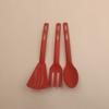 Pá de PP Nylon Resistente a Altas Temperaturas Colher Antiaderente Pá de Panela Inserção de Cabo Terno de Nylon Escorredor de Pó Utensílios de Cozinha Conjunto de 6 peças