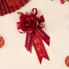 Nuevo ramillete de boda chino para novio y novia, padrino y dama de honor, ramillete de boda, juego completo de suministros para boda