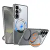 Funda para Teléfono Móvil Samsung S26Ultra Aplicable Transfronteriza con Soporte Giratorio de 360 Grados Funda Protectora Anticaídas S25/S24Plus