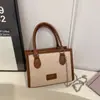 Bolso de Mano Nuevo y Elegante para Mujer, Bolso Tote Versátil de Moda, Bolso Versátil Retro para el Día a Día, Bolso Cuadrado Pequeño Único de Gran Capacidad