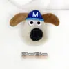 Broche de Muñeco Perro de Peluche de Dibujos Animados, Decoración para Mochila, Accesorios para el Cabello DIY, Accesorios para Zapatos y Calcetines, Broche de Graduación