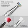 Novo Conjunto de Esponjas para Nail Art com Esponjas Quadradas Pequenas e Pegadores para Cobrir Linhas Livres e Criar Efeitos de Blush Degradê