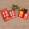 Envelopes Vermelhos Atacado para Casamentos e Ano Novo, Envelopes Vermelhos Criativos para Casamento com Estampagem Dourada, Saquinhos de Envelope Vermelho Tamanho Mini