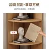 Estantería de almacenamiento de suelo para rincón, estante de almacenamiento para esquina de sala de estar, estantería triangular, mueble de esquina para dormitorio, mueble de esquina de pared multicapa