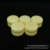 Caja de crema de 15g caja de crema cosmética de 20g botellas de plástico con tapa interior caja de set amarillo de 30g se puede personalizar