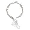 Coreia Oco Cinco linhas Pendurado Estrela Pulseira Comércio Exterior Estrela Doce Jóias Moda Estudante Casal Estrela Pulseira