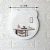 Lavabo de Baño Creativo para Jardín de Infantes Espejo de Pared Habitación Infantil Inodoro Baño Peine de Dibujos Animados Espejo de Maquillaje
