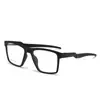 2021 Nuevo Marco Completo de Tr90 para Hombres Gafas Deportivas para Ciclismo para Miopía Lentes Planos Marco Cuadrado a Cuadros 7809