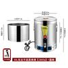 Cubo de Agua Caliente Eléctrico Comercial de Acero Inoxidable para Cocinar Gachas y Sopa, Hervir Agua y Conservación del Calor, Cubo de Agua Caliente de Acero Inoxidable de Gran Capacidad